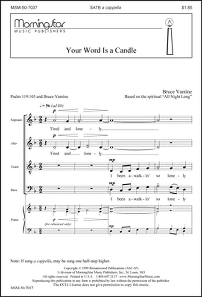 Your Word Is a Candle